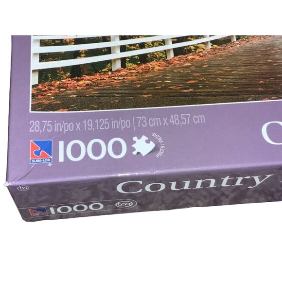 1000 Piece Puzzle   Country Roads  Never opened. - Picture 5 of 6